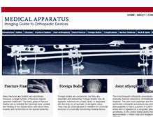Tablet Screenshot of medapparatus.com
